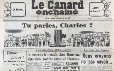 N° 2029 du Canard Enchaîné –  9 Septembre 1959