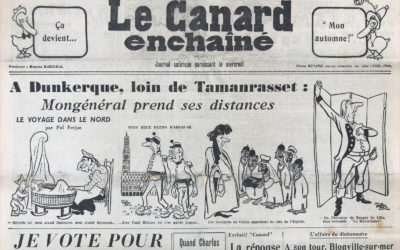 N° 2031 du Canard Enchaîné –  23 Septembre 1959