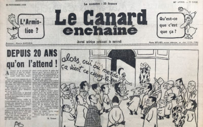 N° 2038 du Canard Enchaîné –  11 Novembre 1959