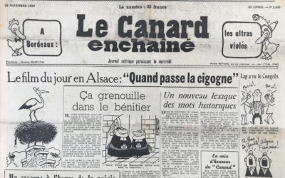 N° 2039 du Canard Enchaîné –  18 Novembre 1959