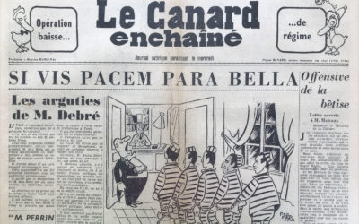 N° 2040 du Canard Enchaîné –  25 Novembre 1959