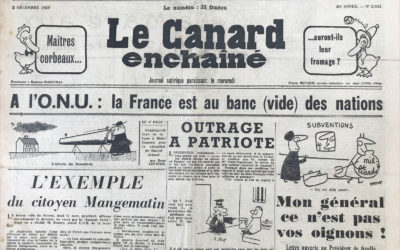 N° 2041 du Canard Enchaîné –  2 Décembre 1959