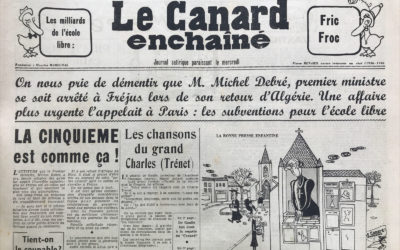N° 2042 du Canard Enchaîné –  9 Décembre 1959
