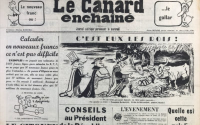 N° 2046 du Canard Enchaîné –  6 Janvier 1960