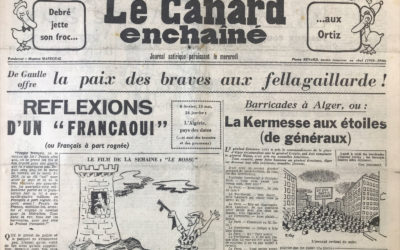 N° 2049 du Canard Enchaîné –  27 Janvier 1960