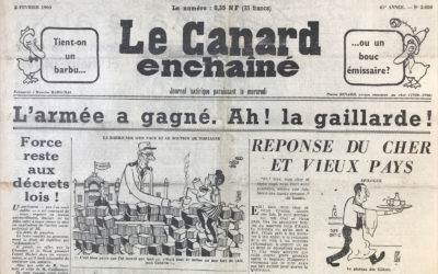 N° 2050 du Canard Enchaîné –  3 Février 1960