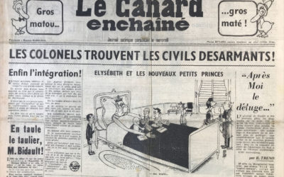 N° 2051 du Canard Enchaîné –  10 Février 1960