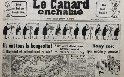N° 2054 du Canard Enchaîné –  2 Mars 1960