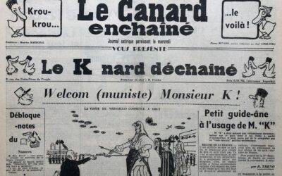 N° 2057 du Canard Enchaîné –  23 Mars 1960