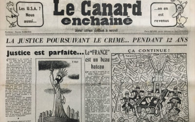N° 2063 du Canard Enchaîné –  4 Mai 1960