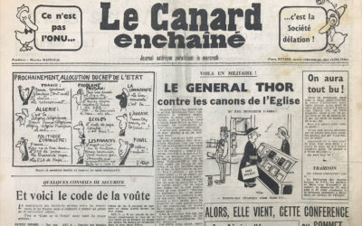 N° 2066 du Canard Enchaîné –  25 Mai 1960