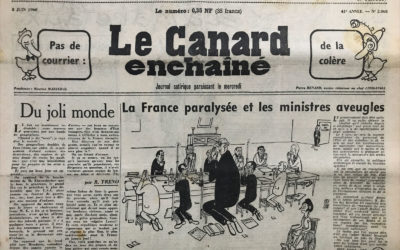 N° 2068 du Canard Enchaîné –  8 Juin 1960