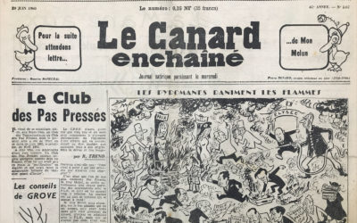 N° 2071 du Canard Enchaîné –  29 Juin 1960