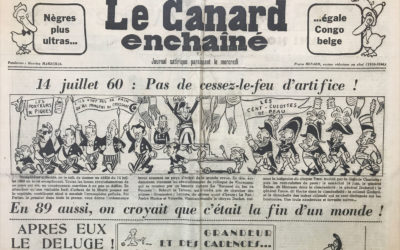 N° 2073 du Canard Enchaîné –  13 Juillet 1960