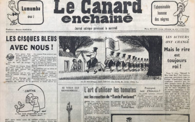 N° 2075 du Canard Enchaîné –  27 Juillet 1960