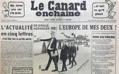 N° 2076 du Canard Enchaîné –  3 Août 1960
