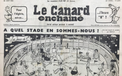 N° 2079 du Canard Enchaîné –  24 Août 1960