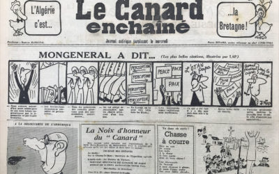 N° 2081 du Canard Enchaîné –  7 Septembre 1960