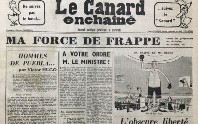 N° 2085 du Canard Enchaîné –  5 Octobre 1960