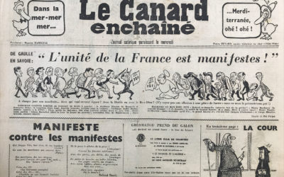 N° 2086 du Canard Enchaîné –  12 Octobre 1960