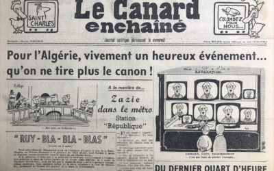 N° 2089 du Canard Enchaîné –  2 Novembre 1960