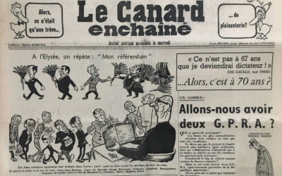 N° 2091 du Canard Enchaîné –  16 Novembre 1960