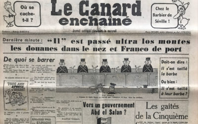 N° 2094 du Canard Enchaîné –  7 Décembre 1960