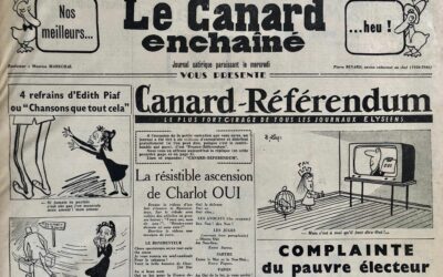 N° 2098 du Canard Enchaîné –  4 Janvier 1961