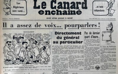 N° 2099 du Canard Enchaîné –  11 Janvier 1961