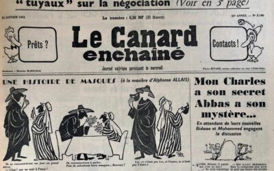 N° 2100 du Canard Enchaîné –  18 Janvier 1961