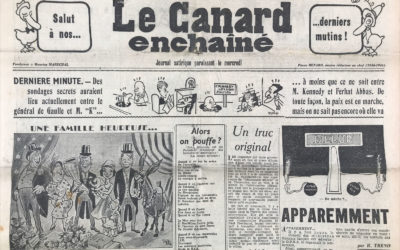 N° 2101 du Canard Enchaîné –  25 Janvier 1961