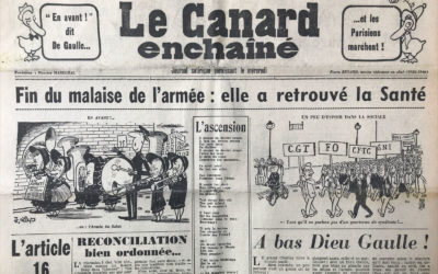 N° 2116 du Canard Enchaîné –  10 Mai 1961