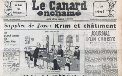 N° 2118 du Canard Enchaîné –  24 Mai 1961