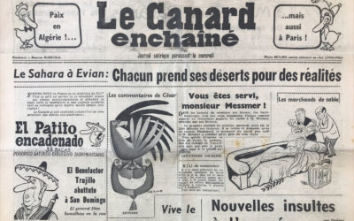 N° 2120 du Canard Enchaîné –  7 Juin 1961