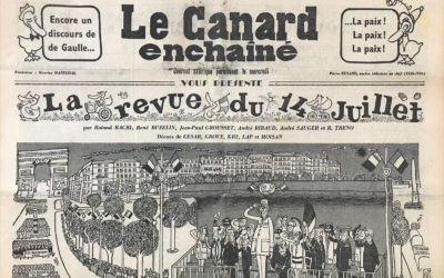 N° 2125 du Canard Enchaîné –  12 Juillet 1961