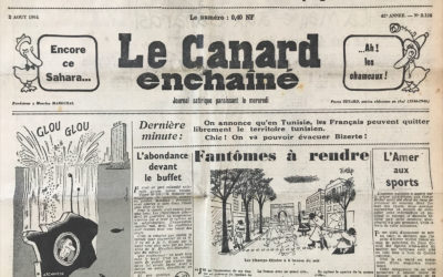 N° 2128 du Canard Enchaîné –  2 Août 1961