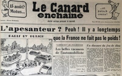 N° 2129 du Canard Enchaîné –  9 Août 1961