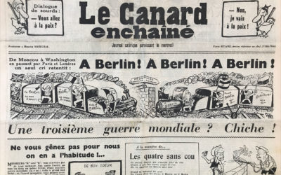 N° 2132 du Canard Enchaîné –  30 Août 1961