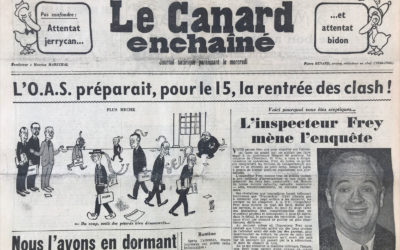 N° 2134 du Canard Enchaîné –  13 Septembre 1961