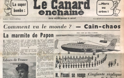 N° 2140 du Canard Enchaîné –  25 Octobre 1961