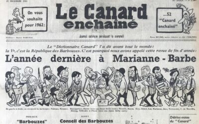 N° 2149 du Canard Enchaîné –  27 Décembre 1961