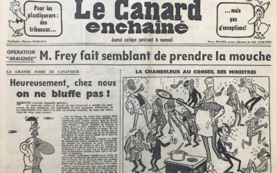 N° 2154 du Canard Enchaîné –  31 Janvier 1962