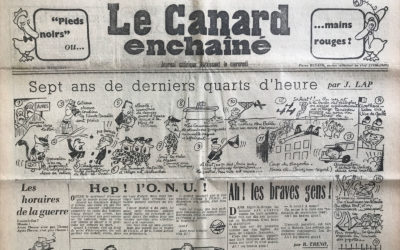 N° 2158 du Canard Enchaîné –  28 Février 1962
