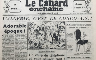 N° 2159 du Canard Enchaîné –  7 Mars 1962