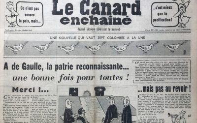 N° 2161 du Canard Enchaîné –  21 Mars 1962