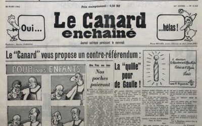 N° 2162 du Canard Enchaîné –  28 Mars 1962