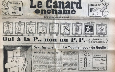 N° 2163 du Canard Enchaîné –  4 Avril 1962