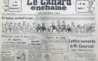 N° 2167 du Canard Enchaîné –  2 Mai 1962