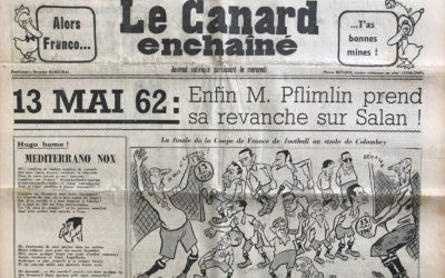 N° 2168 du Canard Enchaîné –  9 Mai 1962