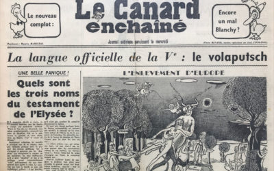 N° 2170 du Canard Enchaîné –  23 Mai 1962